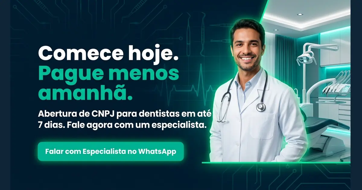 Banner CTA: contabilidade para dentistas e clínicas odontológicas com a PleniHub