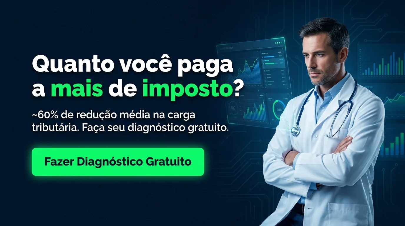 Banner CTA: simule o impacto das glosas no caixa da sua clínica com a PleniHub